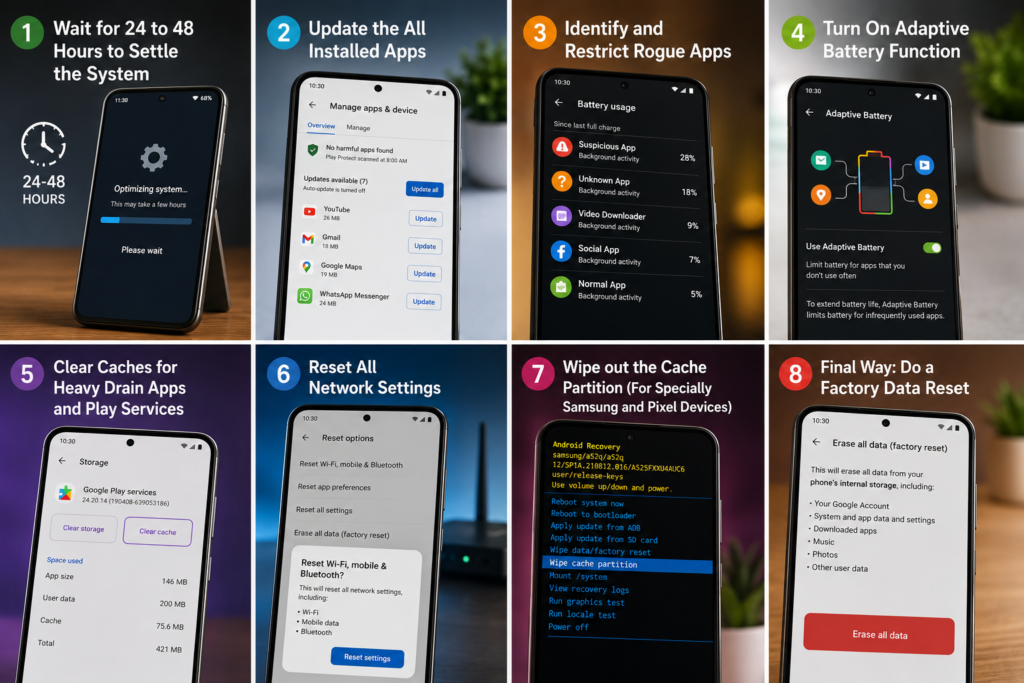 8 Ways to Fix Battery Drain After an Android Update