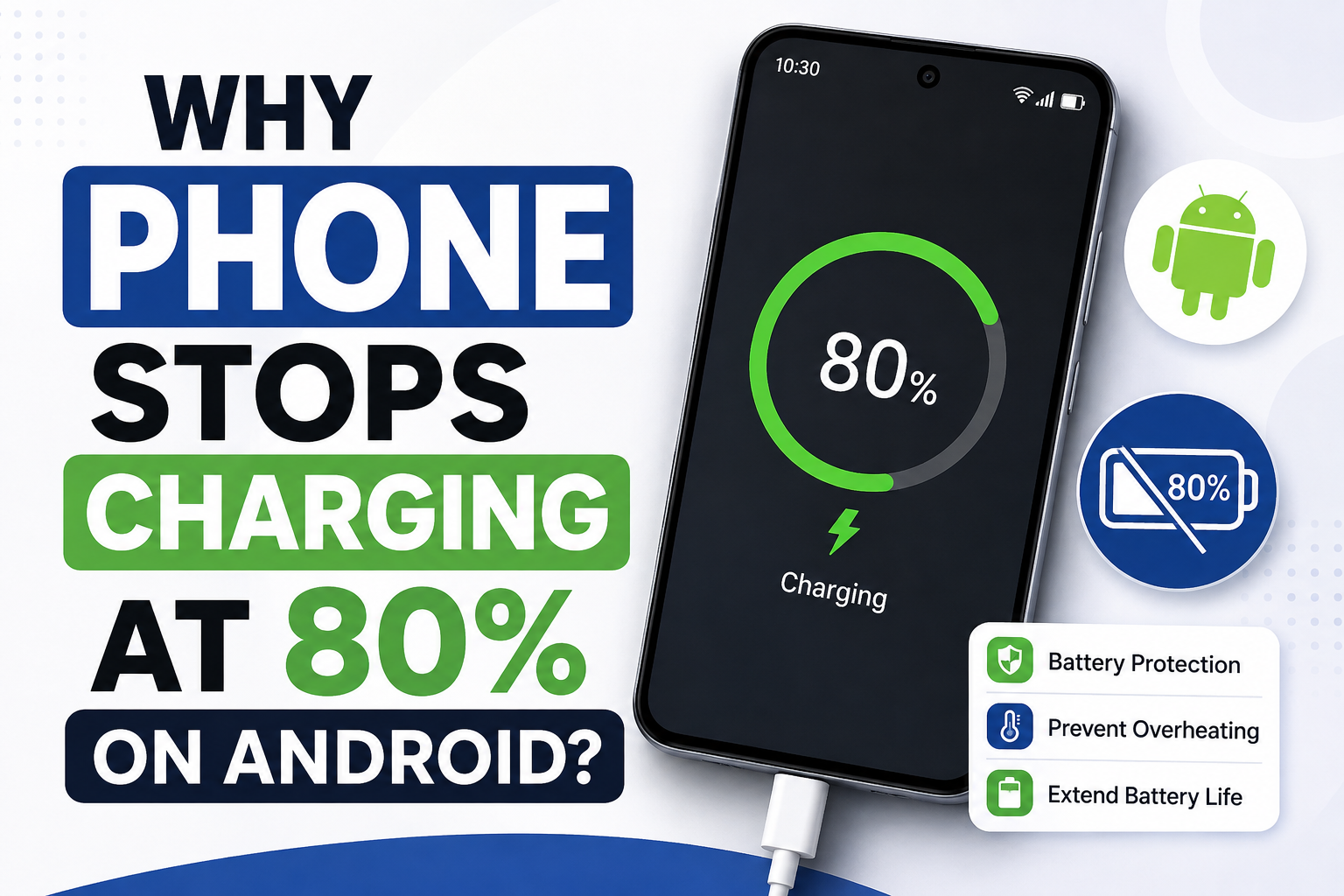 Why Phone Stops Charging at 80% on Android